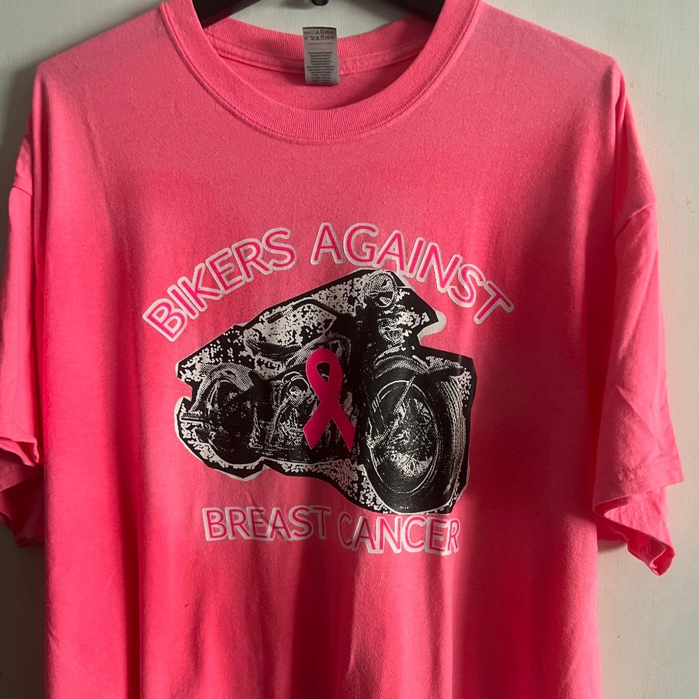 Bikers Against Breast Cancer T-Shirt , Size 2XL , New